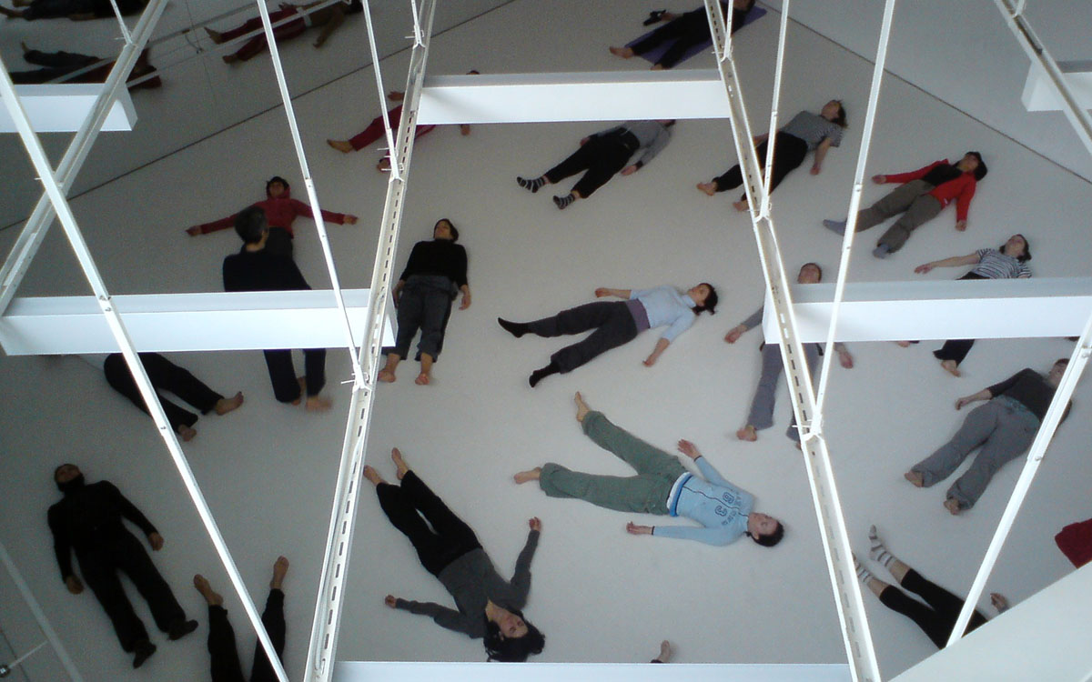 Malcolm teaching Feldenkrais class