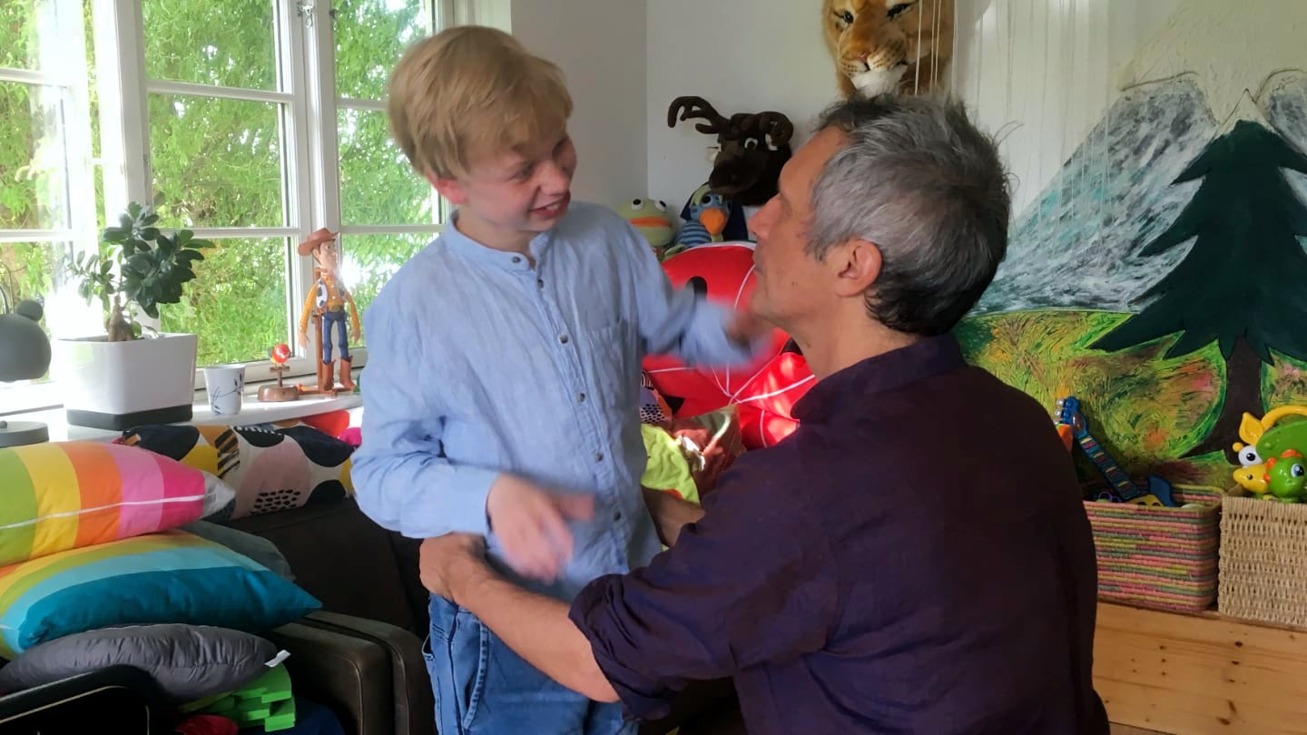 Malcolm working with Julius